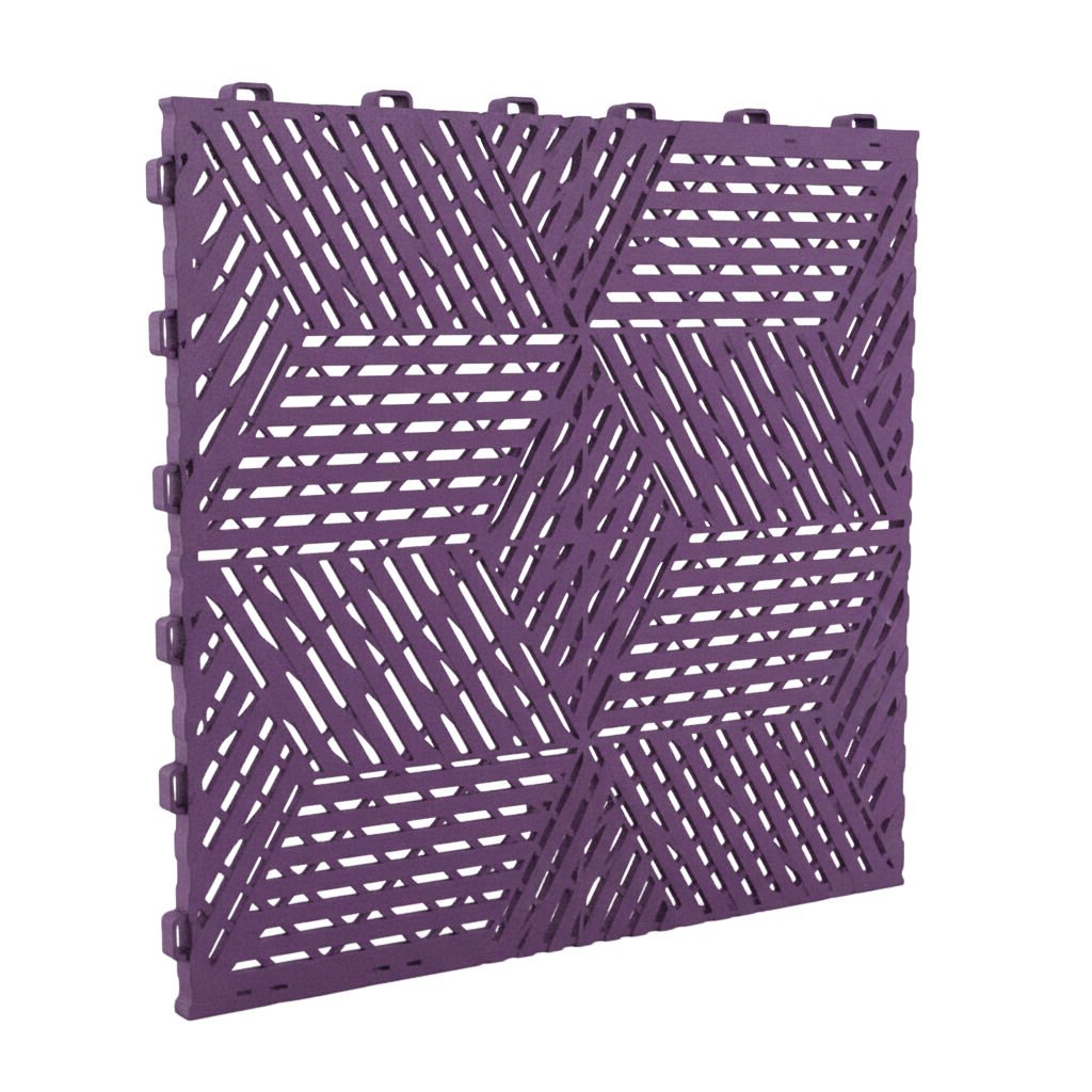 Piso CUBO MODULAR Automotivo ROXO Detailer