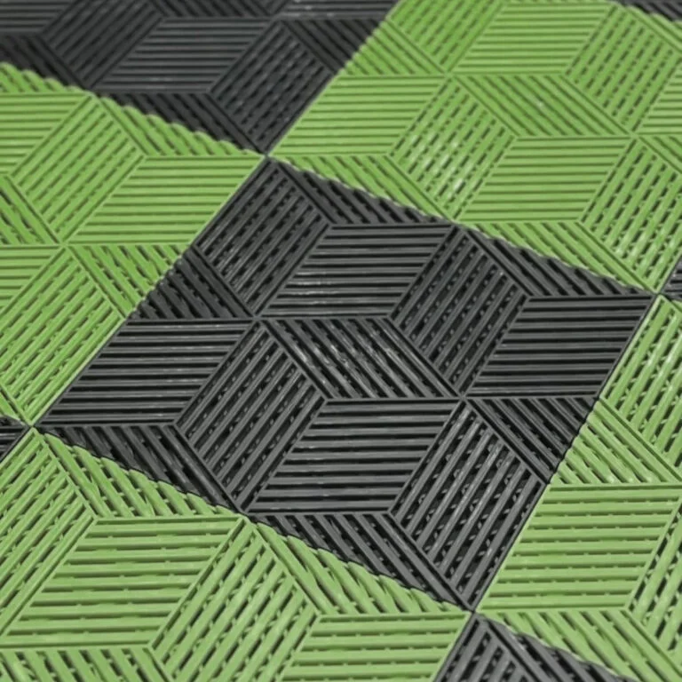 Piso CUBO MODULAR Automotivo Verde Detailer 3D modelo 2